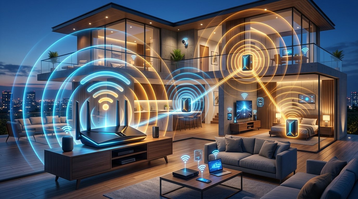 שיפור קליטת Wi-Fi בבית ופתרון בעיות ניתוקים ואיטיות בראוטר