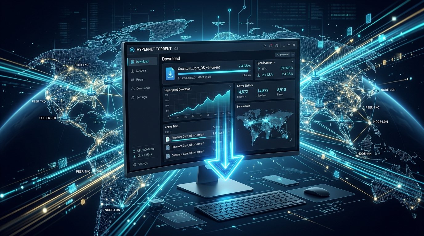 מדריך תוכנת qBittorrent להורדת קבצים וטורנטים בחינם ללא פרסומות והגדרות מהירות ו-VPN